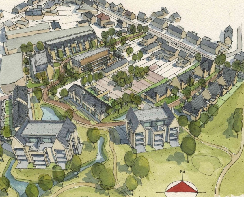 Schets Wilhelminapark Heeze Schets Wilhelminapark Heeze